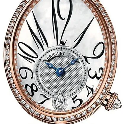 Breguet Reine de Naples 8918BR/58/J20/D000 28.5mm Rose gold White