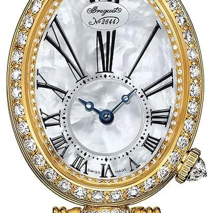 Breguet Reine de Naples 8928BA/51/J20 DD00 25mm Yellow gold Mother-of-pearl