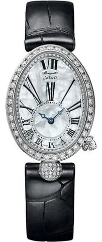 Breguet Reine de Naples 8928BB/51/944/DD0D3L 33mm White gold Mother-of-pearl