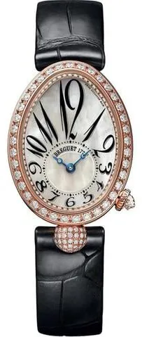 Breguet Reine de Naples 8928BR/5W/944/DD0D 33mm Rose gold Mother-of-pearl