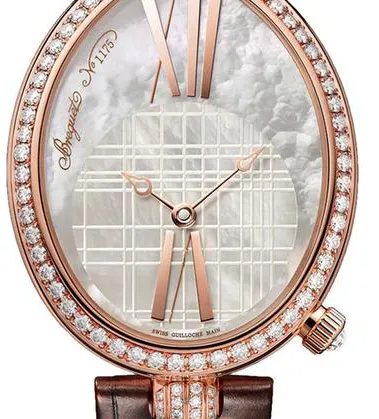 Breguet Reine de Naples 8965BR/5W/986 DD0D 35mm Rose gold White