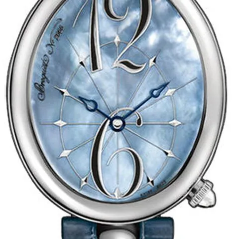 Breguet Reine de Naples 8967ST/V8/986 35.5mm Stainless steel Blue