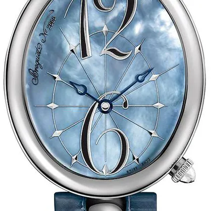 Breguet Reine de Naples 8967ST/V8/986 35.5mm Stainless steel Blue