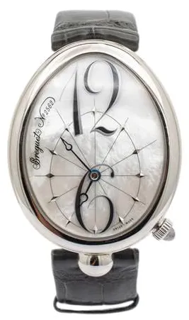 Breguet Reine de Naples 35.5mm Stainless steel Mother-of-pearl