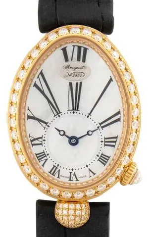 Breguet Reine de Naples 33mm Rose gold Mother-of-pearl