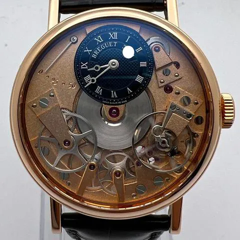 Breguet Tradition 7027BR/R9/9V6 37mm Rose gold Black