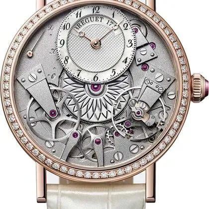 Breguet Tradition 7038BR/18/9V6/D00D 37mm Rose gold White