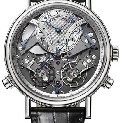 Breguet Tradition 7077BB/G1/9XV 44mm White gold Silver and Gray