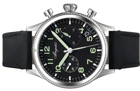 Breguet Type XX - XXI - XXII 2057ST/92/3WU 42mm Stainless steel Black