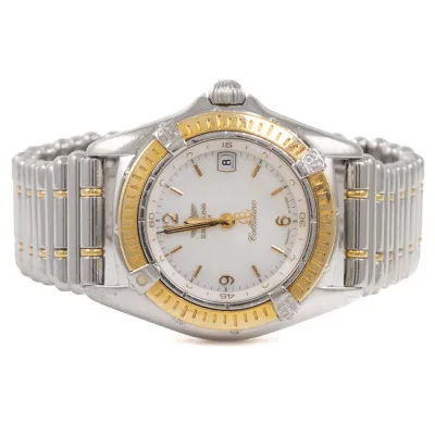 Breitling Callistino D52045.1 28mm Yellow gold and Stainless steel Mother-of-pearl 1