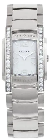 Bulgari Assioma AAW31WGD1G 21.5mm White gold White