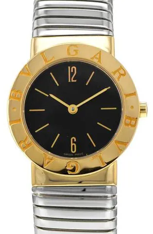 Bulgari Bulgari BB262T 26mm Yellow gold and Stainless steel Black