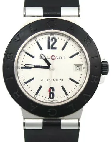 Bulgari Diagono AL 38 TA 38mm Aluminium White