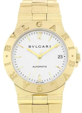 Bulgari Diagono LCV 35 G 35mm Yellow gold White