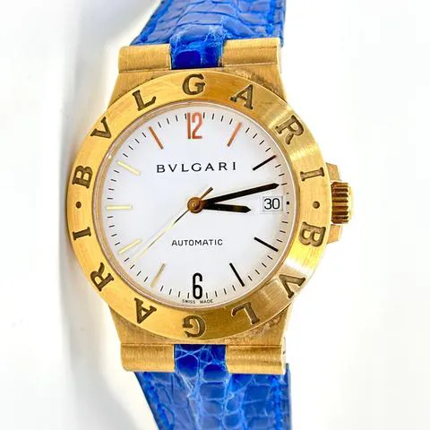 Bulgari Diagono LCV 35 G 35mm Yellow gold White