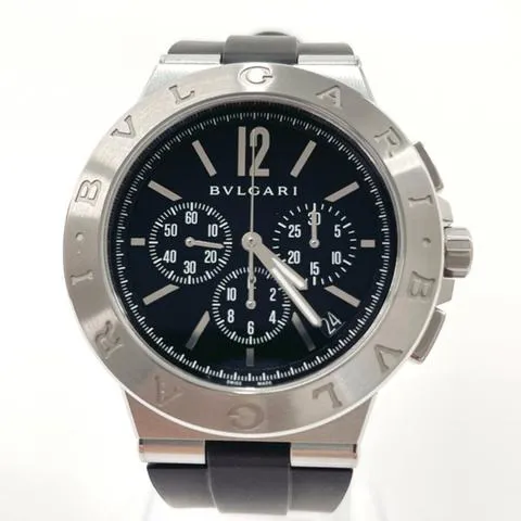 Bulgari Diagono DG41BSVDCH 41.5mm Stainless steel Black