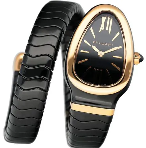 Bulgari Serpenti 102735 35mm Ceramic Black