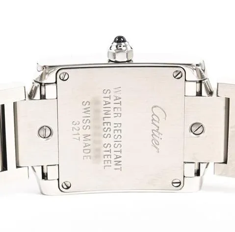 Cartier Tank Française W4TA0008 20mm Stainless steel White 5