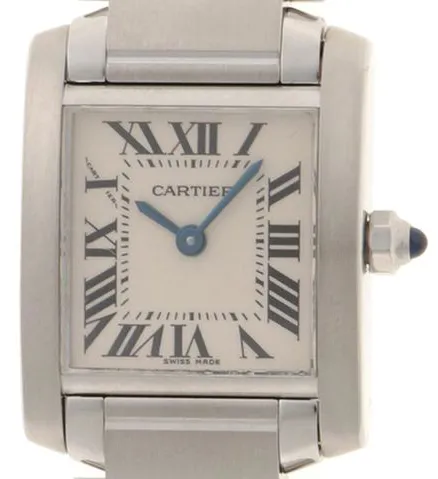 Cartier Tank Française W51008Q3 Stainless steel White