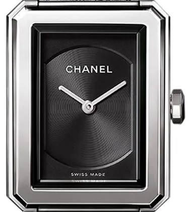 Chanel Boy-Friend H4876 21.5mm Stainless steel Black