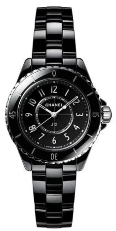 Chanel J12 H5695 33mm Stainless steel Black