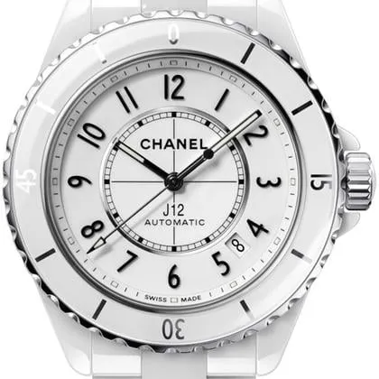 Chanel J12 H5700 38mm White ceramic White