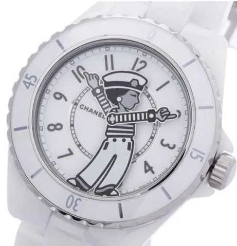 Chanel Mademoiselle H7481 38mm Ceramic White 6