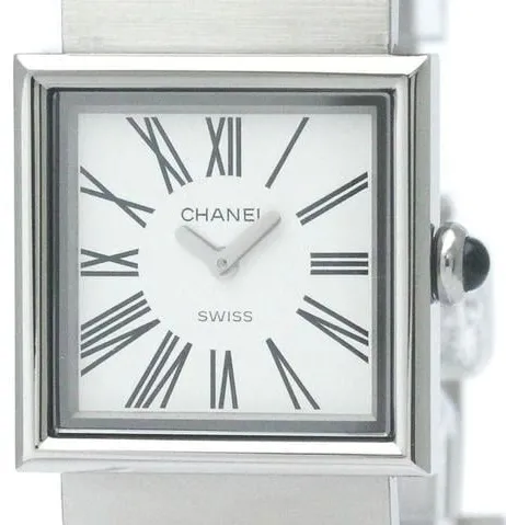 Chanel Mademoiselle 22mm Stainless steel White