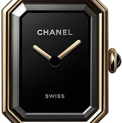 Chanel Première H6125 19.5mm Yellow gold Black