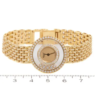 Chopard Happy Diamonds 4119/1 23mm Yellow gold and Diamond Gold 5