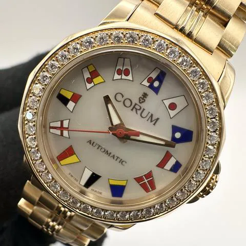 Corum Admiral's Cup 145.440.85 29mm Rose gold Mother-of-pearl