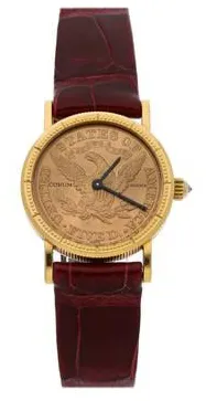 Corum Coin Watch 23mm Yellow gold Gold