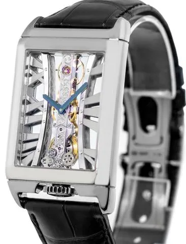 Corum Golden Bridge 113.050.59/0F01MX59G 29.5mm White gold Transparent