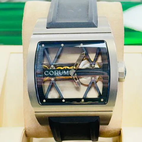 Corum Ti-Bridge 41.5mm Titanium Transparent