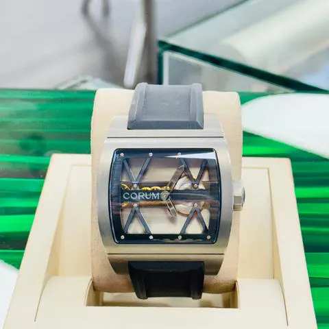 Corum Ti-Bridge 41.5mm Titanium Transparent 2