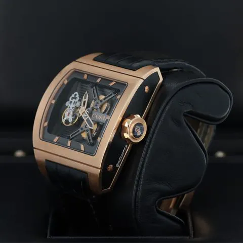 Corum Ti-Bridge 022.710.55/0F01-0000 42mm Rose gold Skeletonized 5