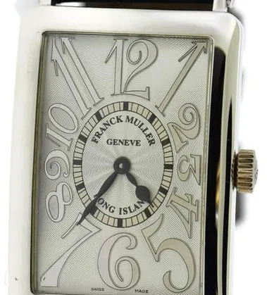 Franck Muller Long Island 1002 QZ 30mm White gold Silver