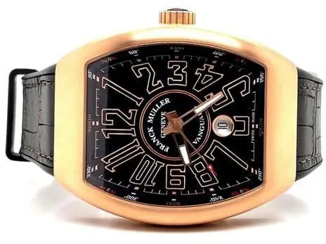 Franck Muller Vanguard V 45 SC DT 44mm Rose gold Black