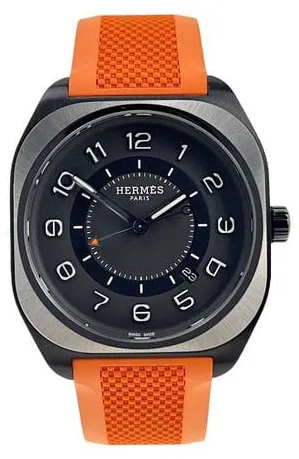 Hermès Cape Cod W049430WW00 39mm Titanium Black