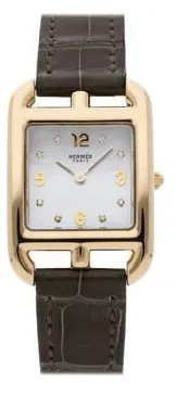 Hermès Cape Cod W048303WW00 23mm Yellow gold Mother-of-pearl