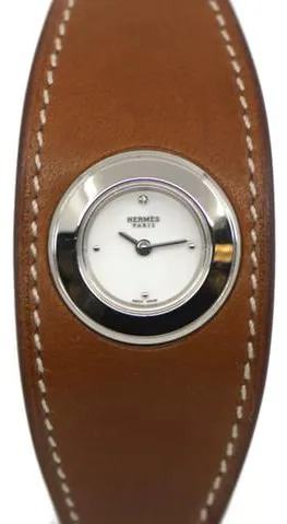 Hermès FG2.110 20mm Stainless steel White