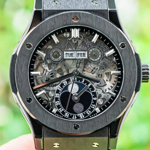 Hublot Classic Fusion 517.CX.0170.LR 45mm Black ceramic Transparent