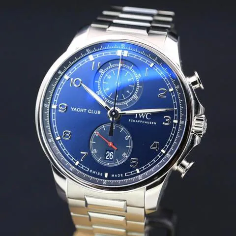 IWC Portugieser IW390701 44.5mm Stainless steel Blue