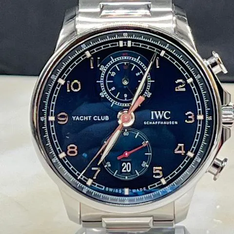 IWC Portugieser IW390701 44.5mm Stainless steel Blue