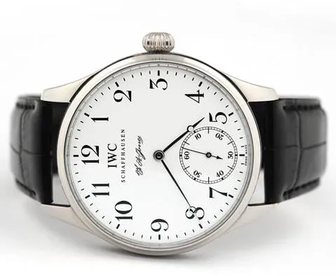 IWC Portuguese Hand-Wound IW544202 43mm Platinum White