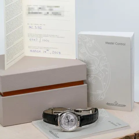 Jaeger-LeCoultre Master 142.3.92 38mm White gold Silver 7