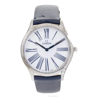 Omega De Ville 428.17.36.60.04.001 Stainless steel White