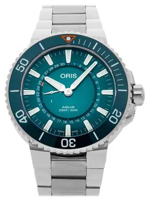 Oris Aquis Date 01 743 7734 4185 43mm Stainless steel Blue