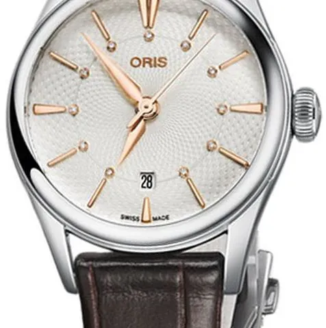 Oris Artelier 01 561 7722 4031-07 5 14 65FC 28mm Stainless steel Silver