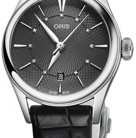 Oris Artelier 01 561 7722 4053-07 5 14 64FC 28mm Stainless steel Gray